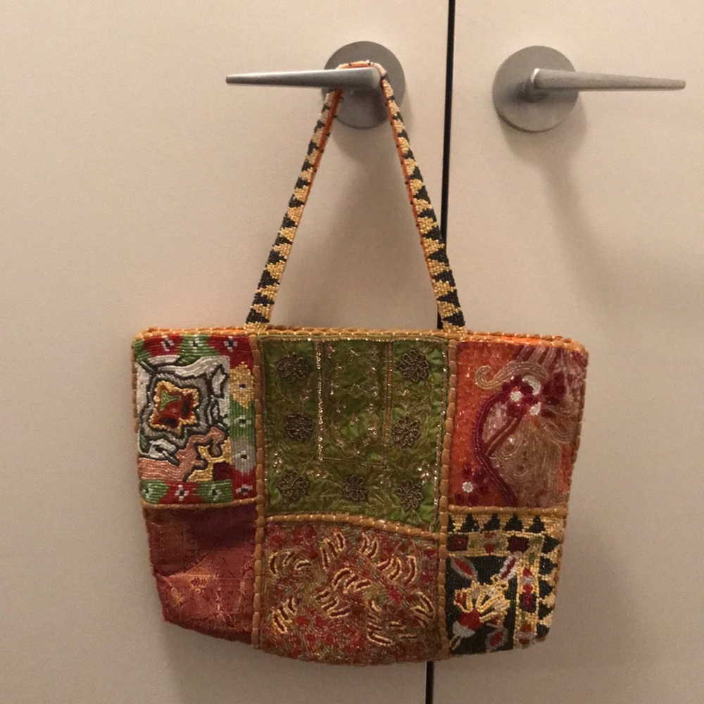 Beautiful beaded Indian handbag